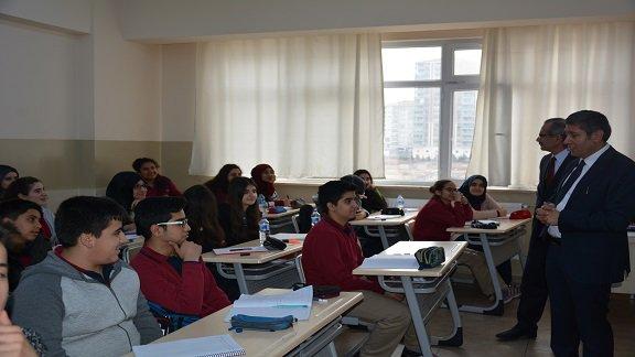 İl Milli Eğitim Müdürü Ali Tatlı, Yeşilyurt İlçesindeki, Okulları ziyaret etti