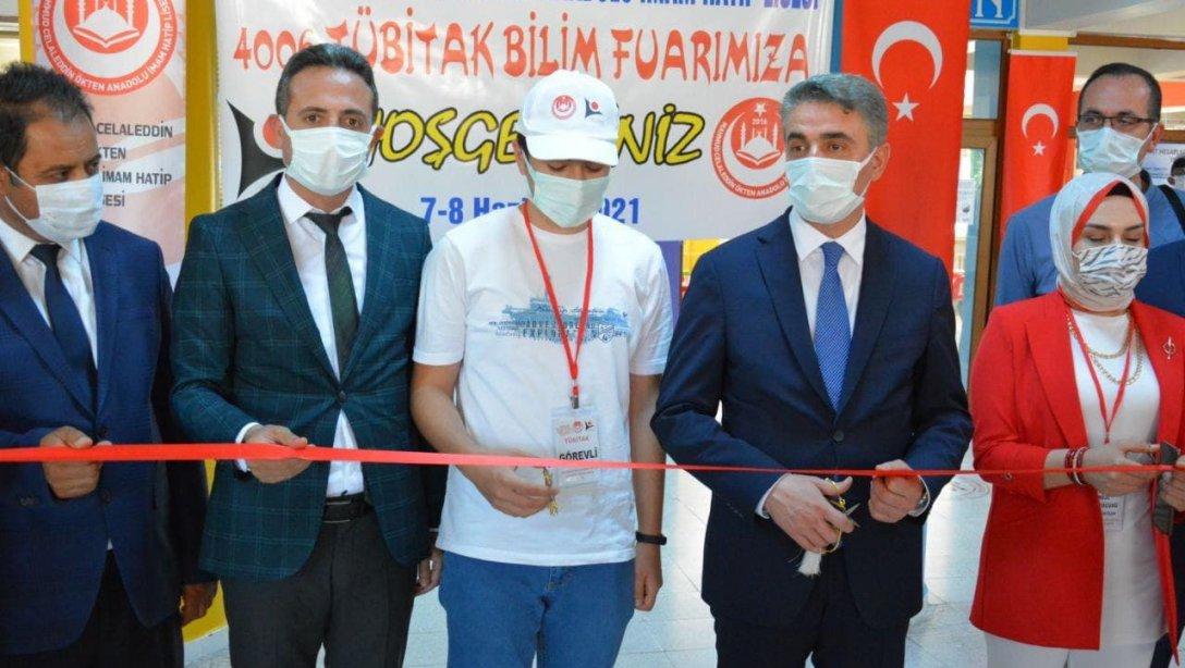 TUBİTAK Bilim Fuarı Mahmud Celaleddin Ökten Anadolu İmam Hatip Lisesi'nde Açıldı