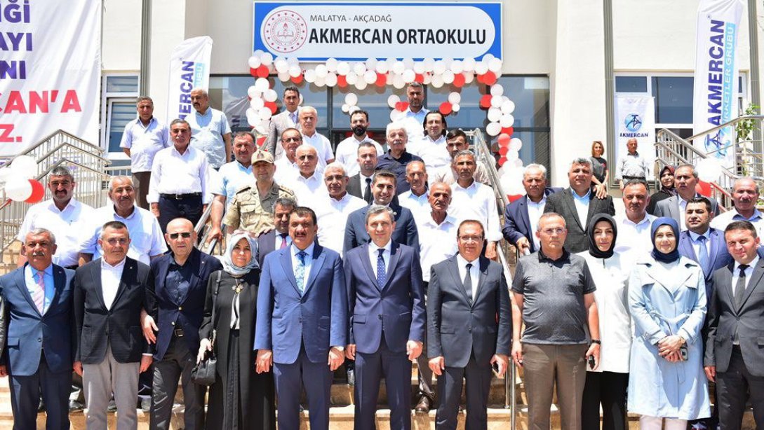Akmercan Ortaokulu'nun Açılışı Gerçekleştirildi