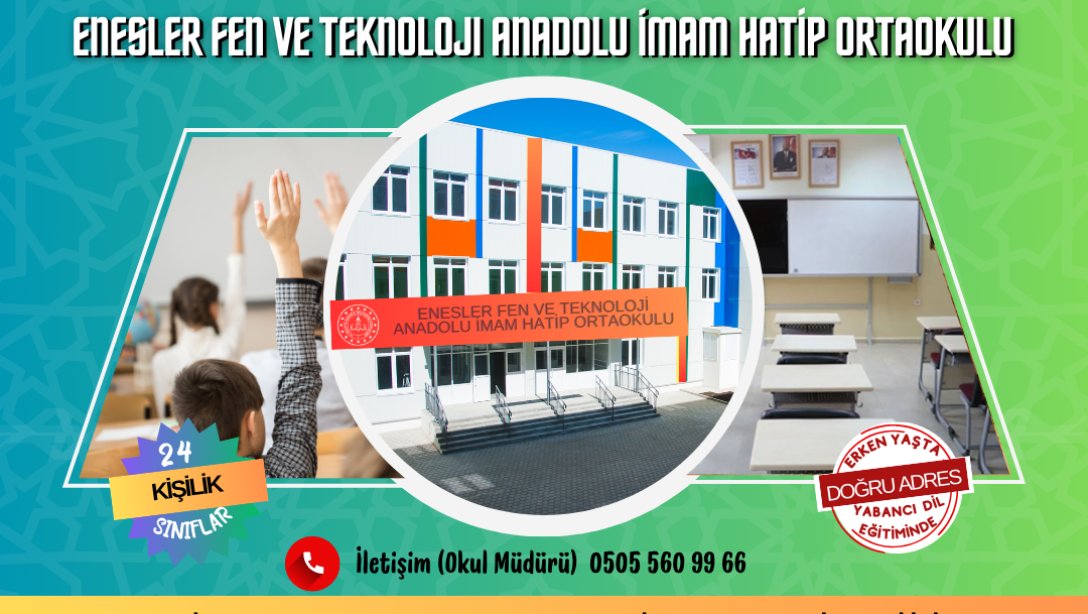 ENESLER İMAM HATİP ORTAOKULU 5. Sınıf Seçme Sınav Başvurusu